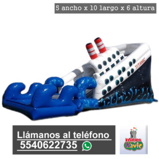 renta de juego inflable acuatico | barco titanic naucalpan | Inflables Kavic