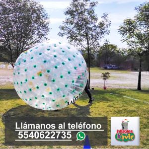 renta de zorb ball naucalpan