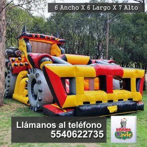 renta inflable el destructor kavic naucalpan