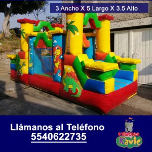 juego inflable | los dinosaurios | cdmx
