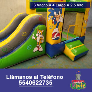 juego inflable sonic | cdmx | Kavic