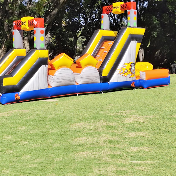 Inflable Carrera De Obst culos Pista 2 Renta De Juegos Inflables