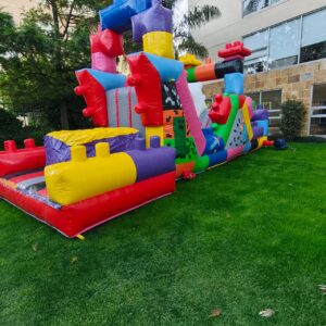 castillo inflable de minecraft